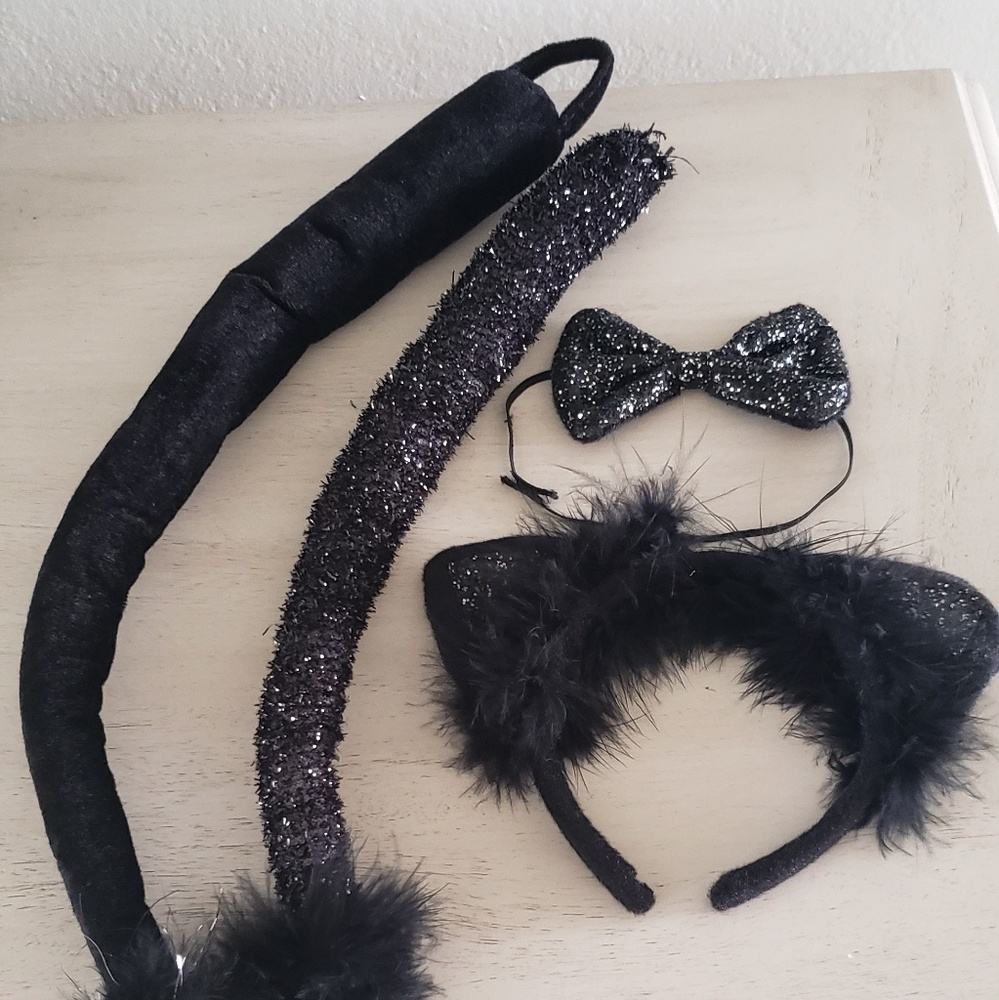 Black Cat Costume accessories, Cat ears🎃